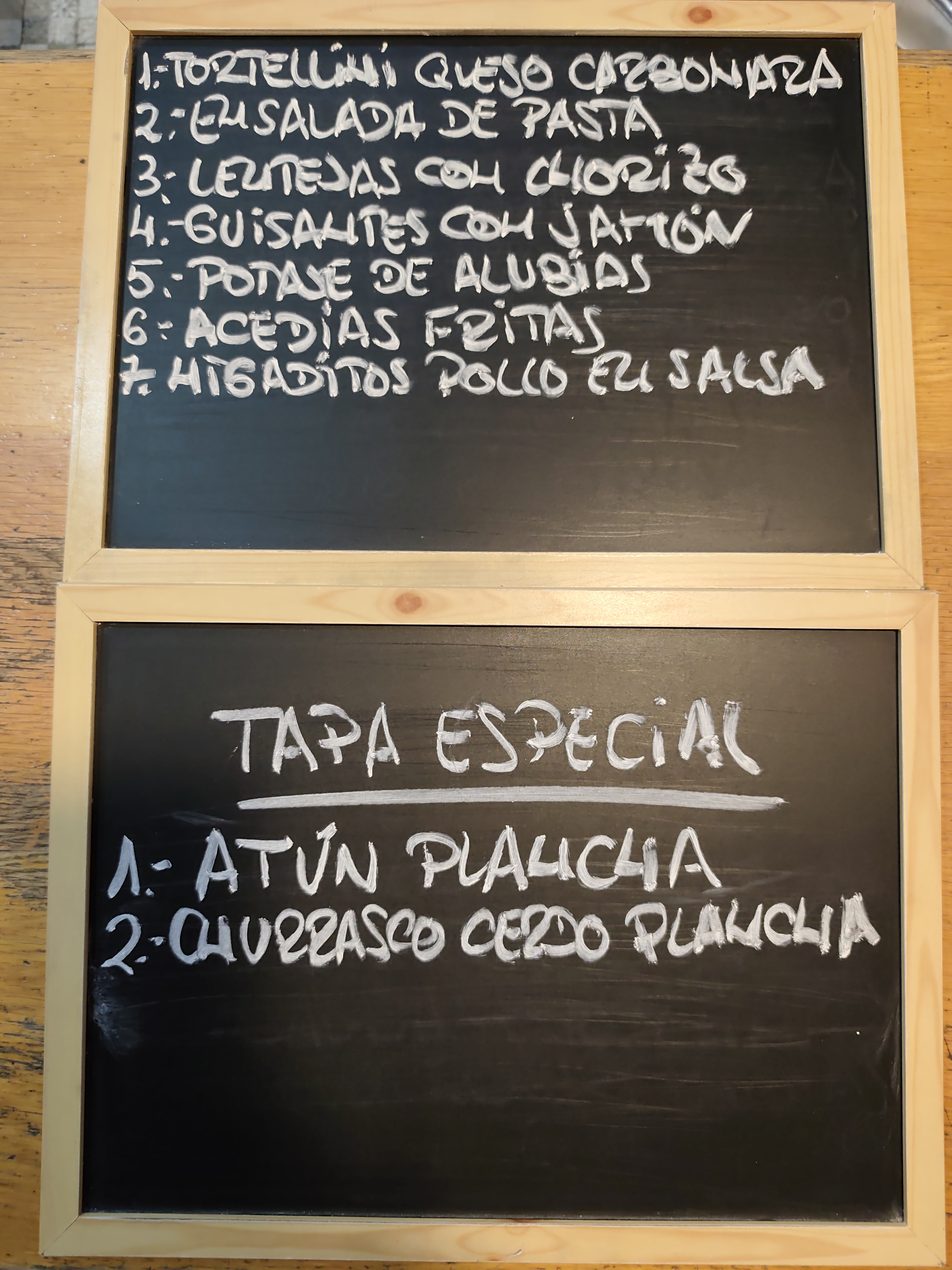 TAPAS DIARIAS