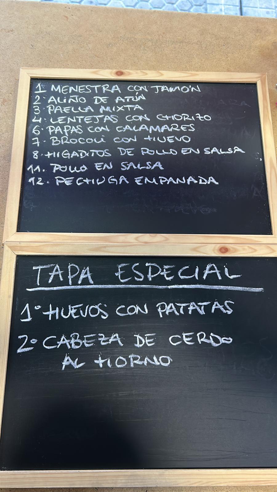 TAPAS DIARIAS