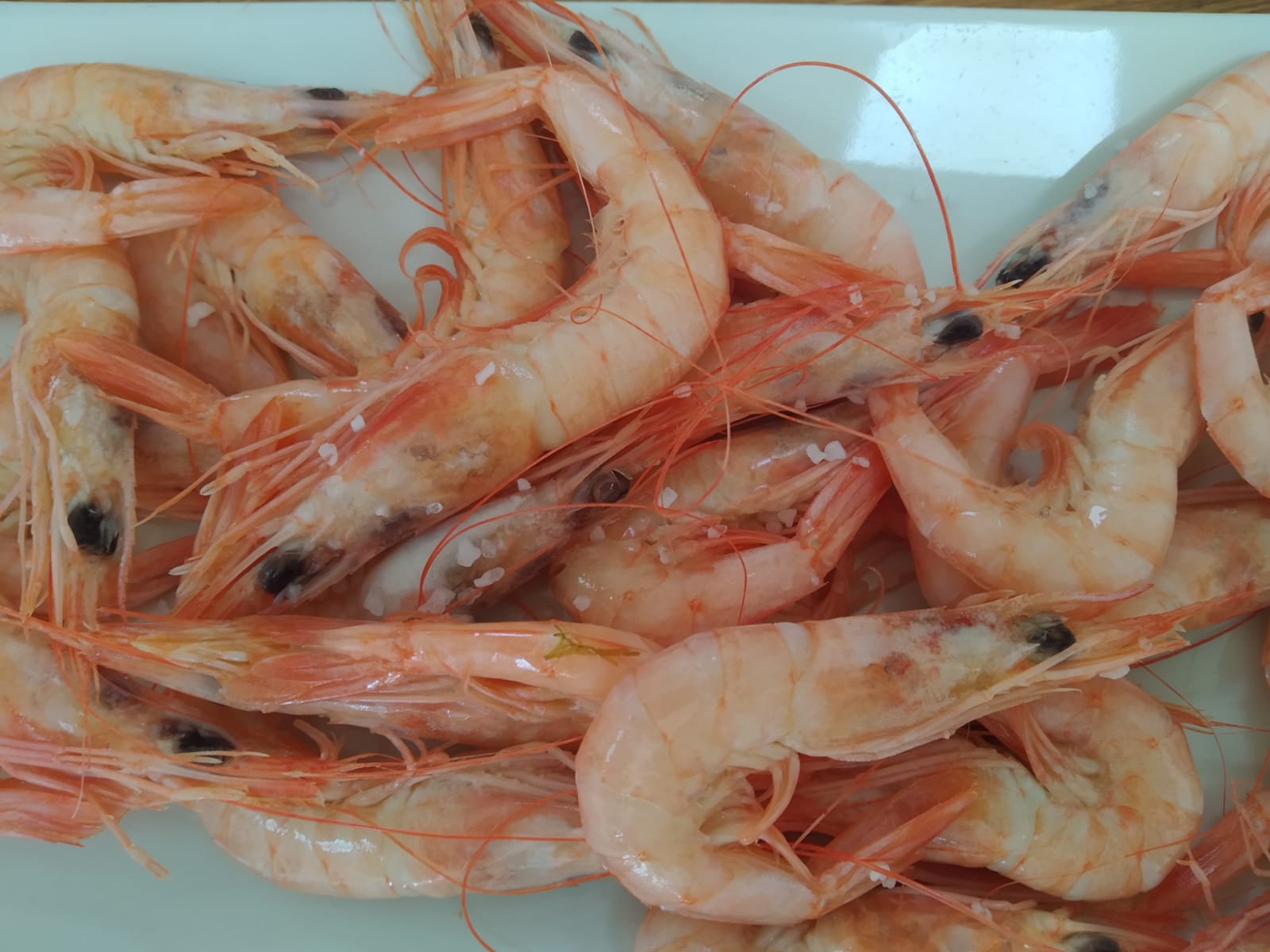 Gambas cocidas