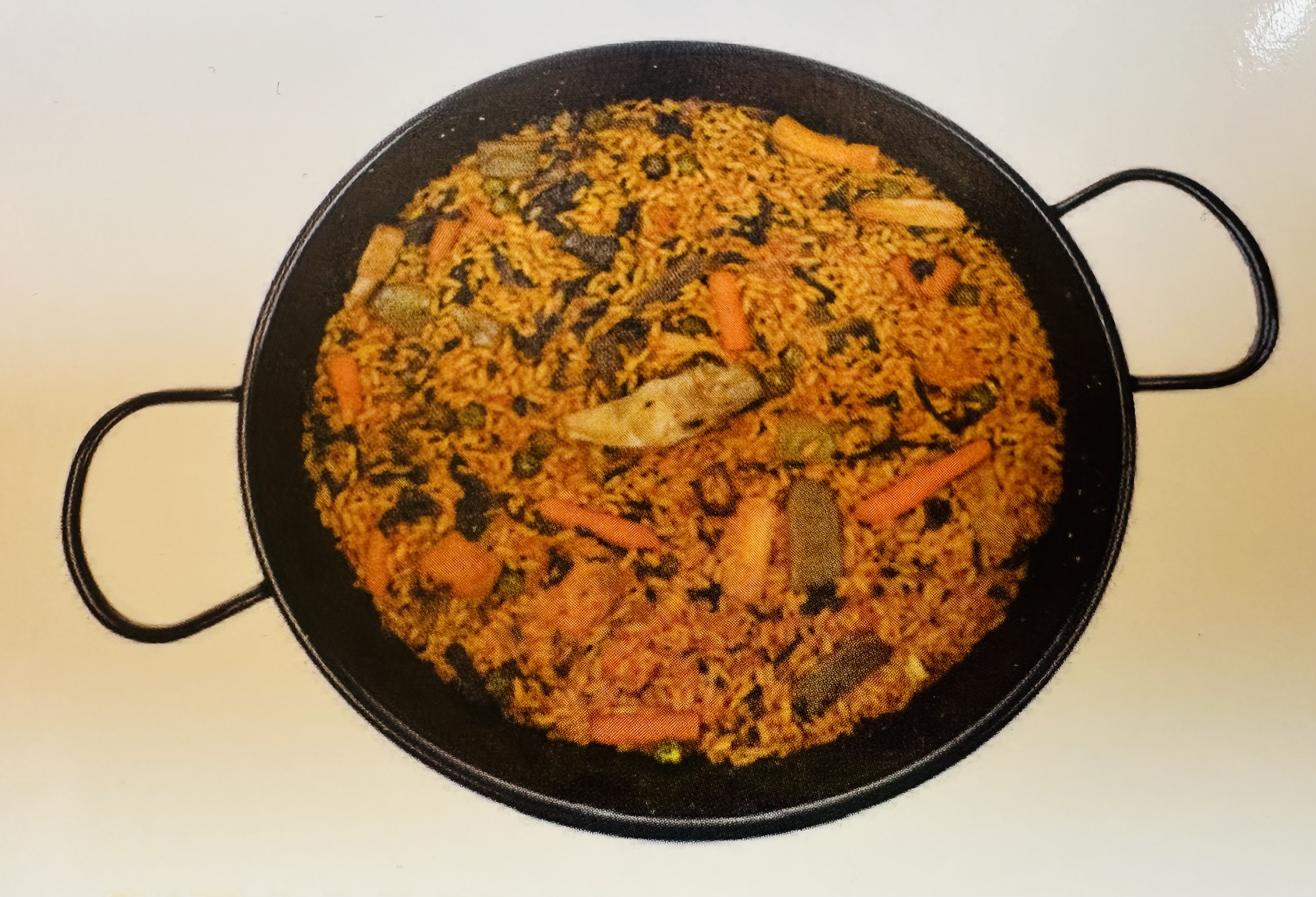 Paella de verduras
