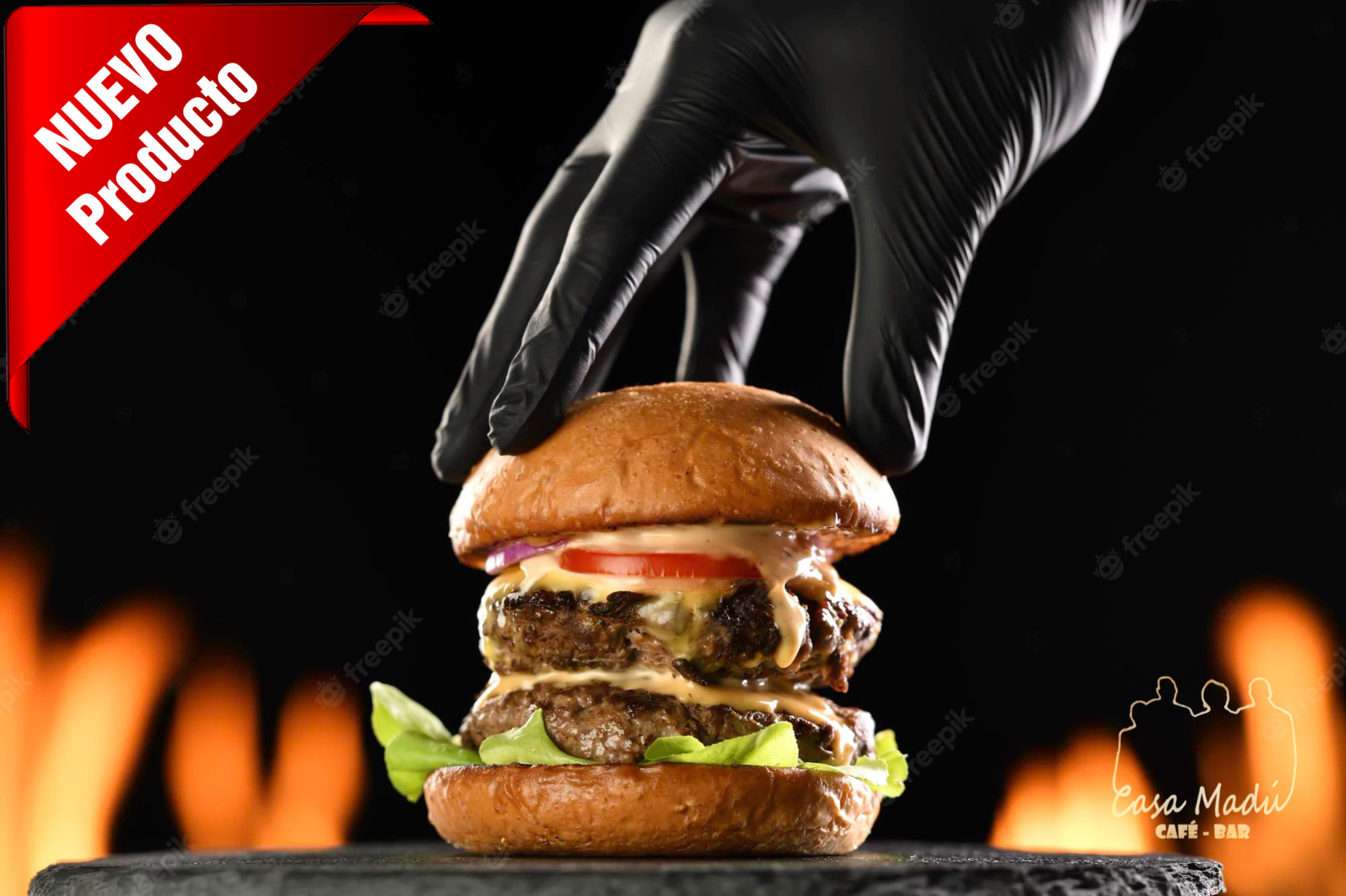 BURGUER DOBLE TERNERA