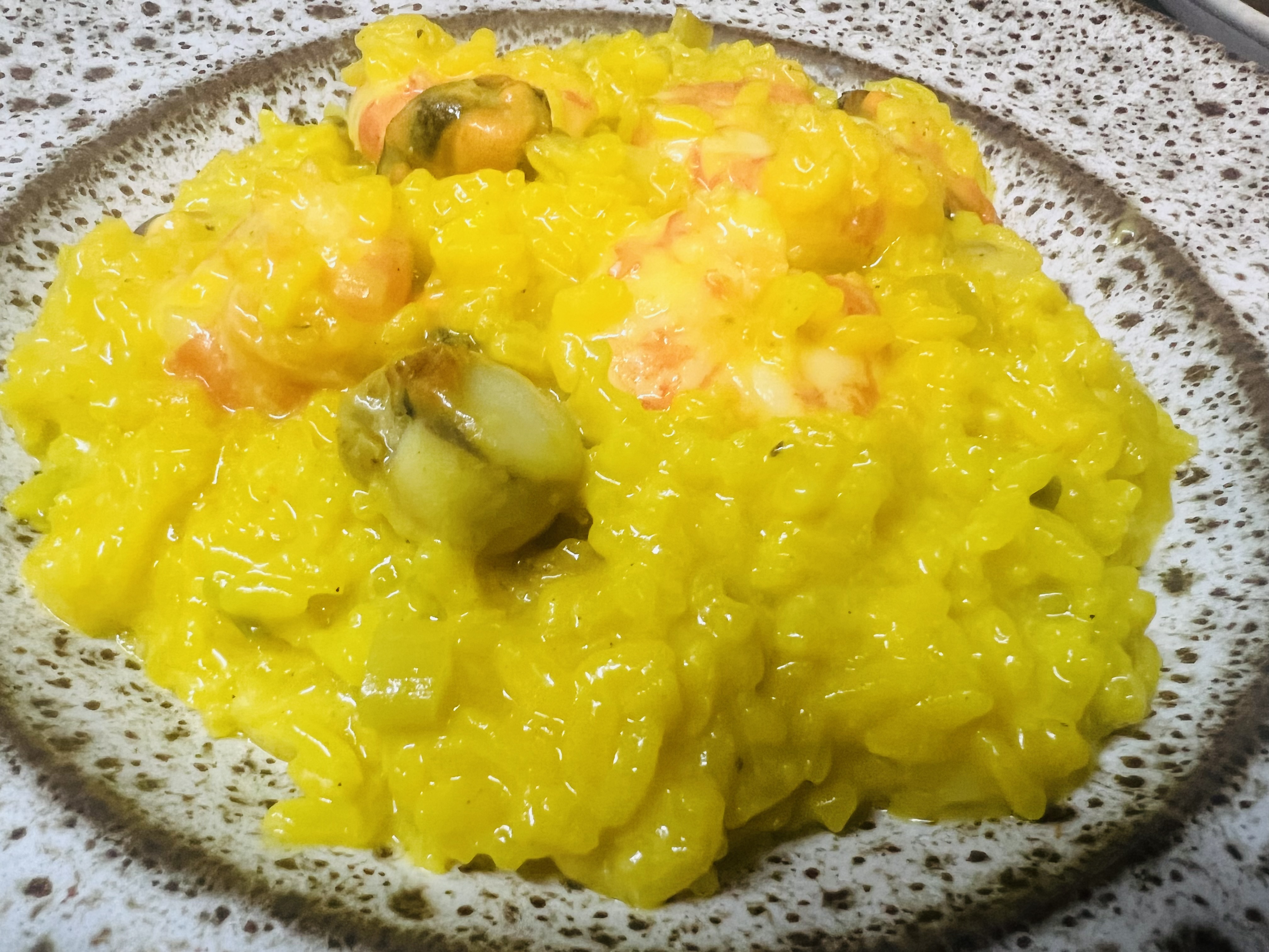 Risotto a la galiciana con frutos de la ría