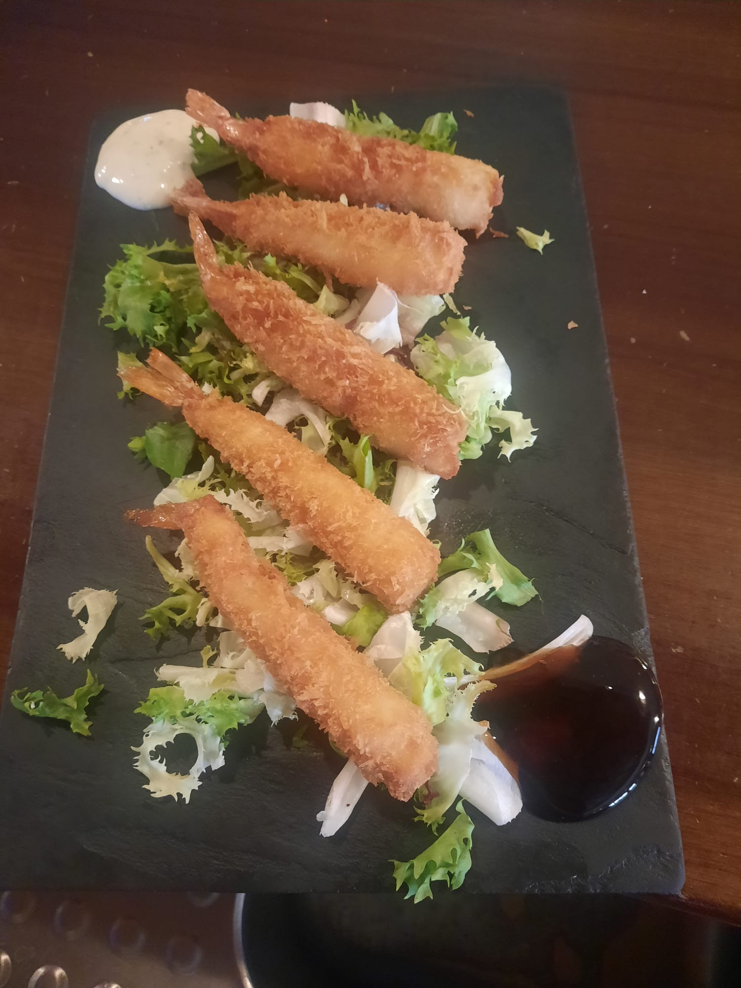 CRUJIENTE DE LANGOSTINOS