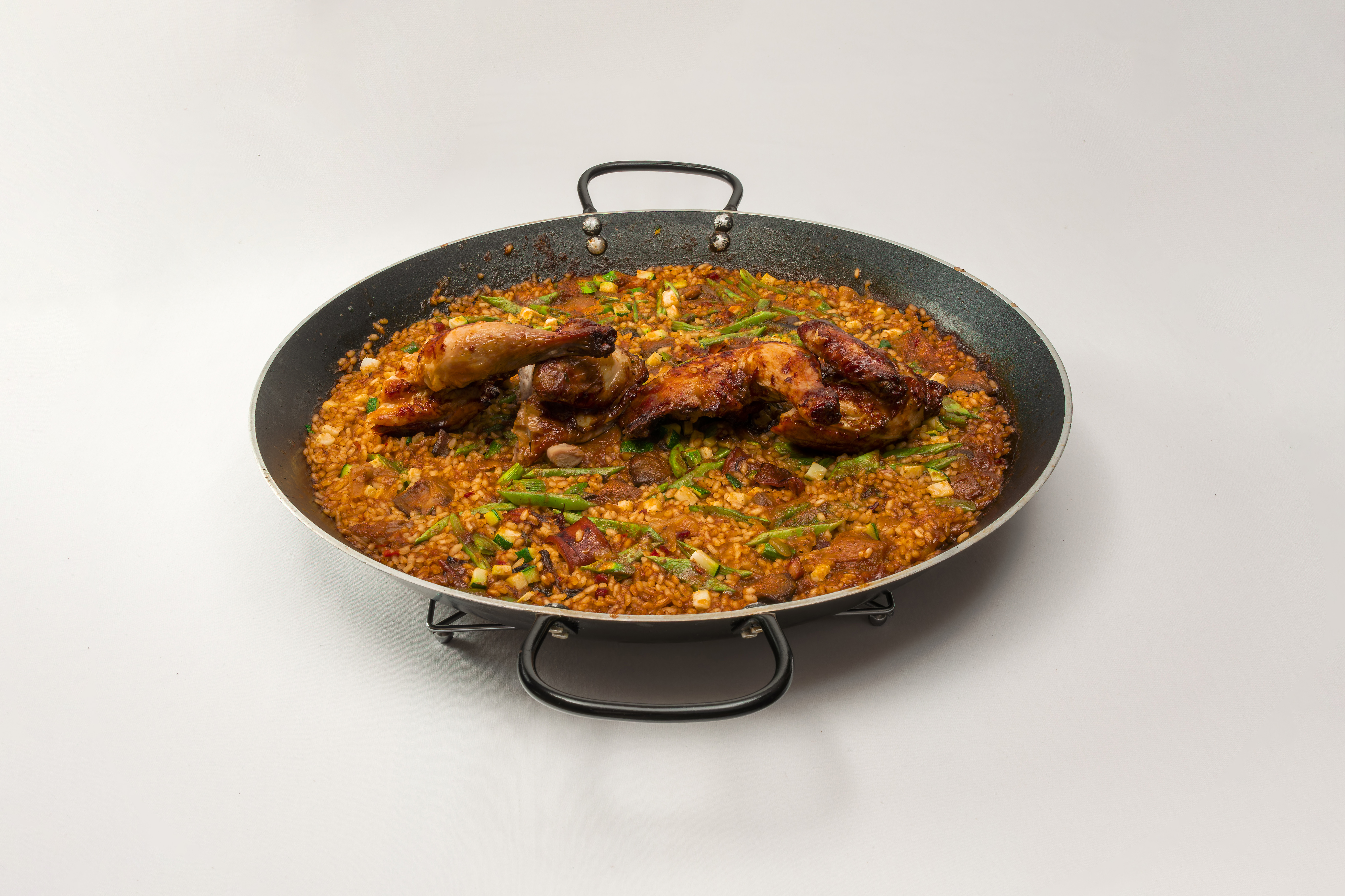 ARROZ O FIDEUÁ DE POLLO PICANTÓN Y SETAS