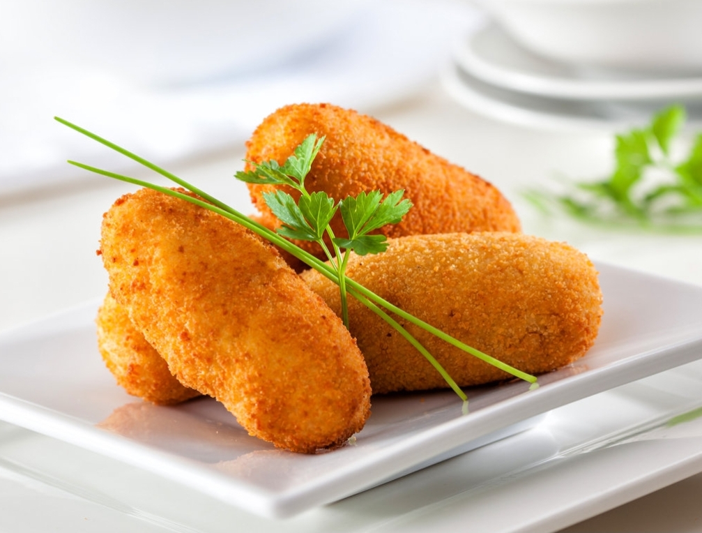 Croquetas de gamba al ajillo