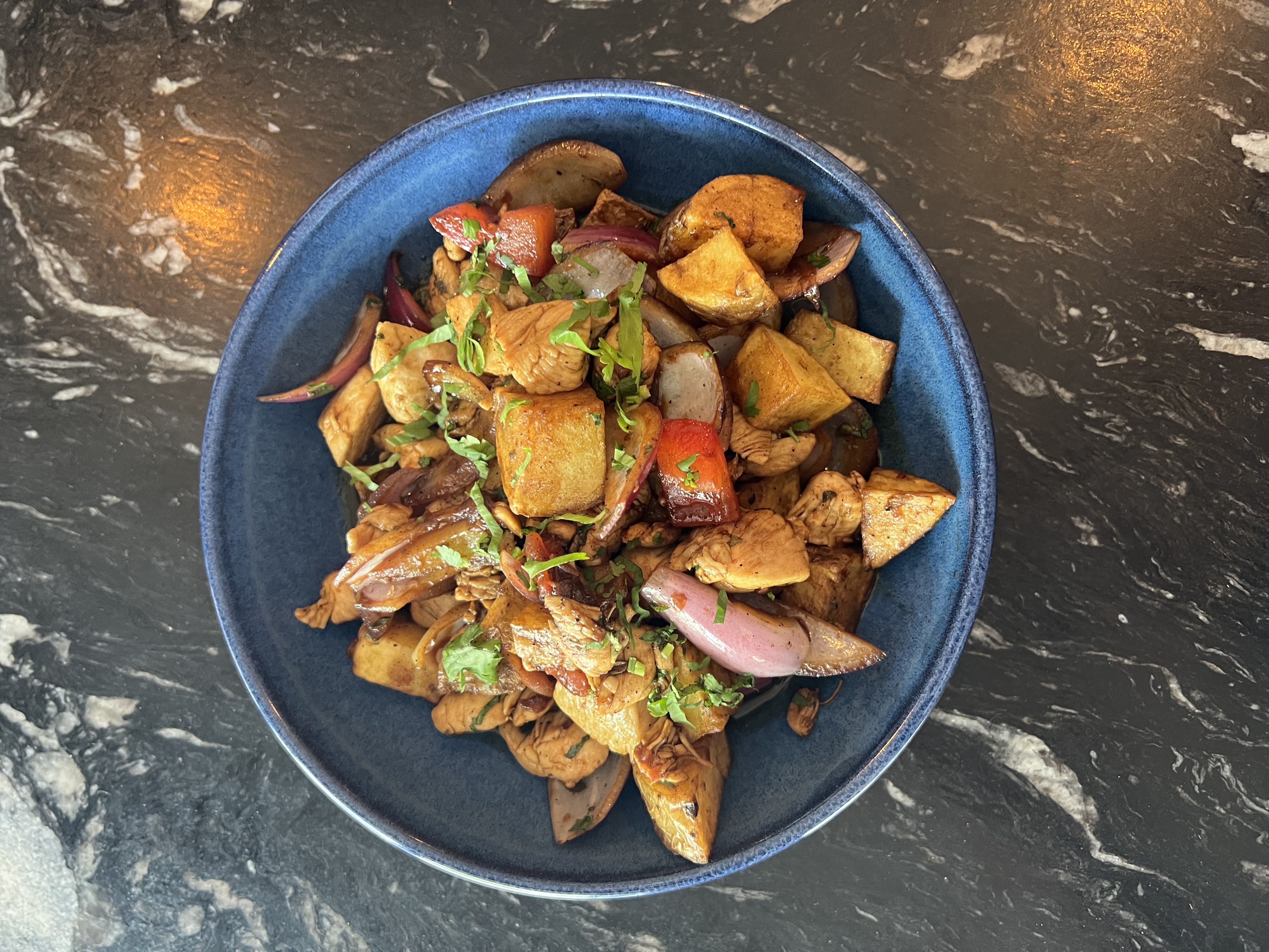 Carne de Pincho moruno  al estilo Tacuni