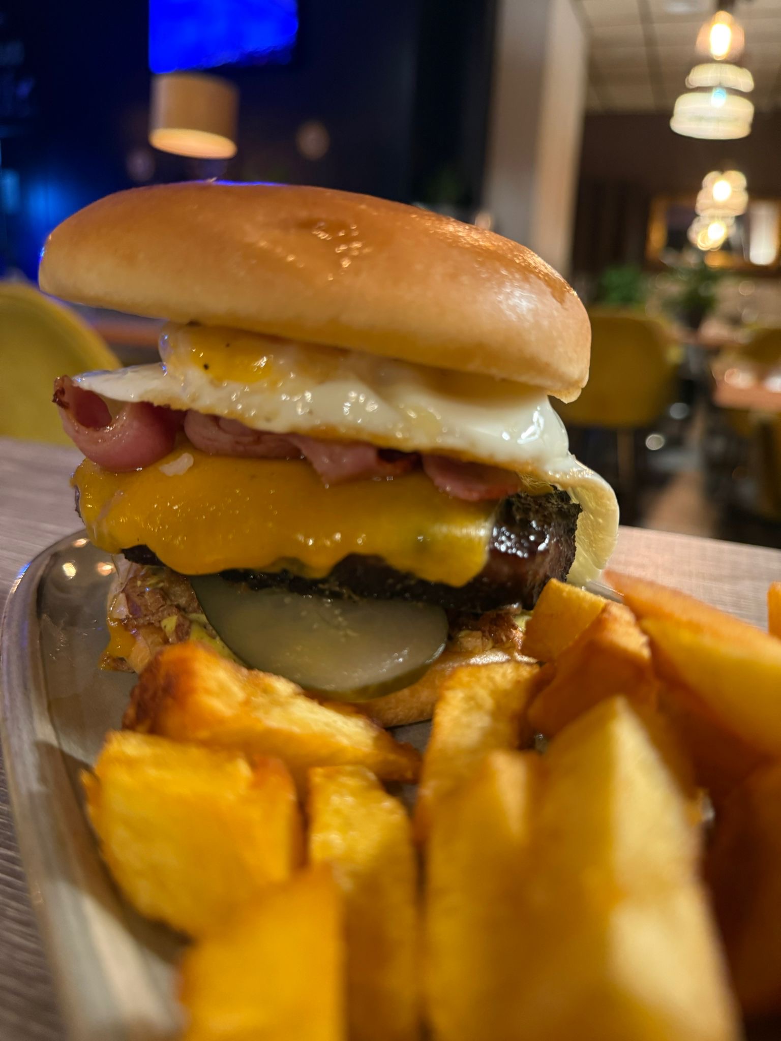 Hamburguesa de buey/vaca