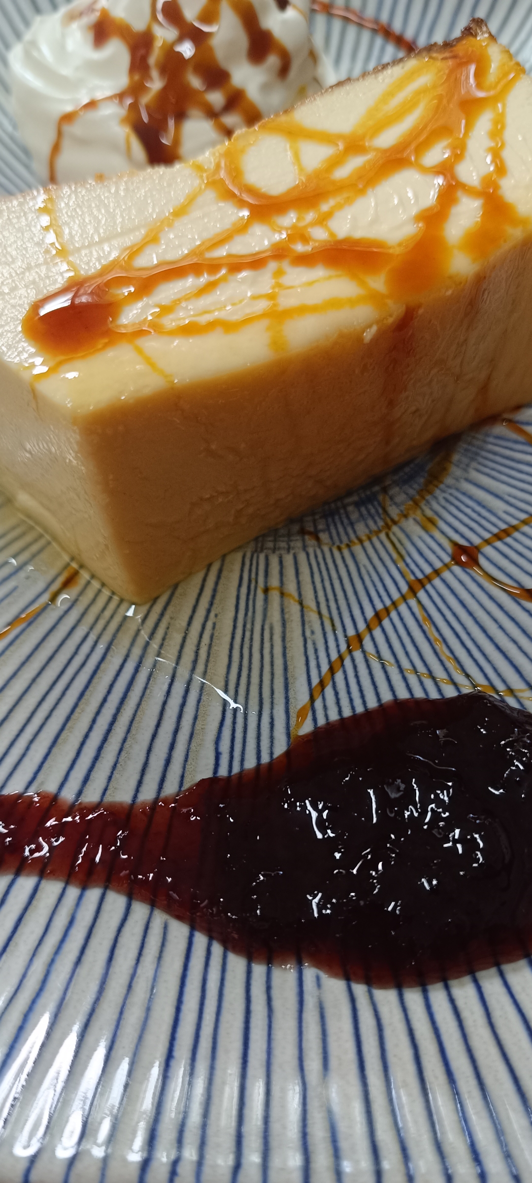 Pastel de queso cremoso casero
