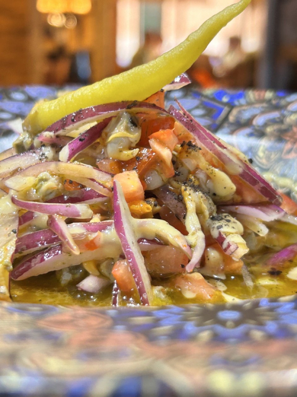 Ceviche de berberechos al estilo del Chef Juliàn