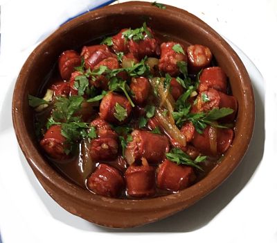Chistorra a la sidra