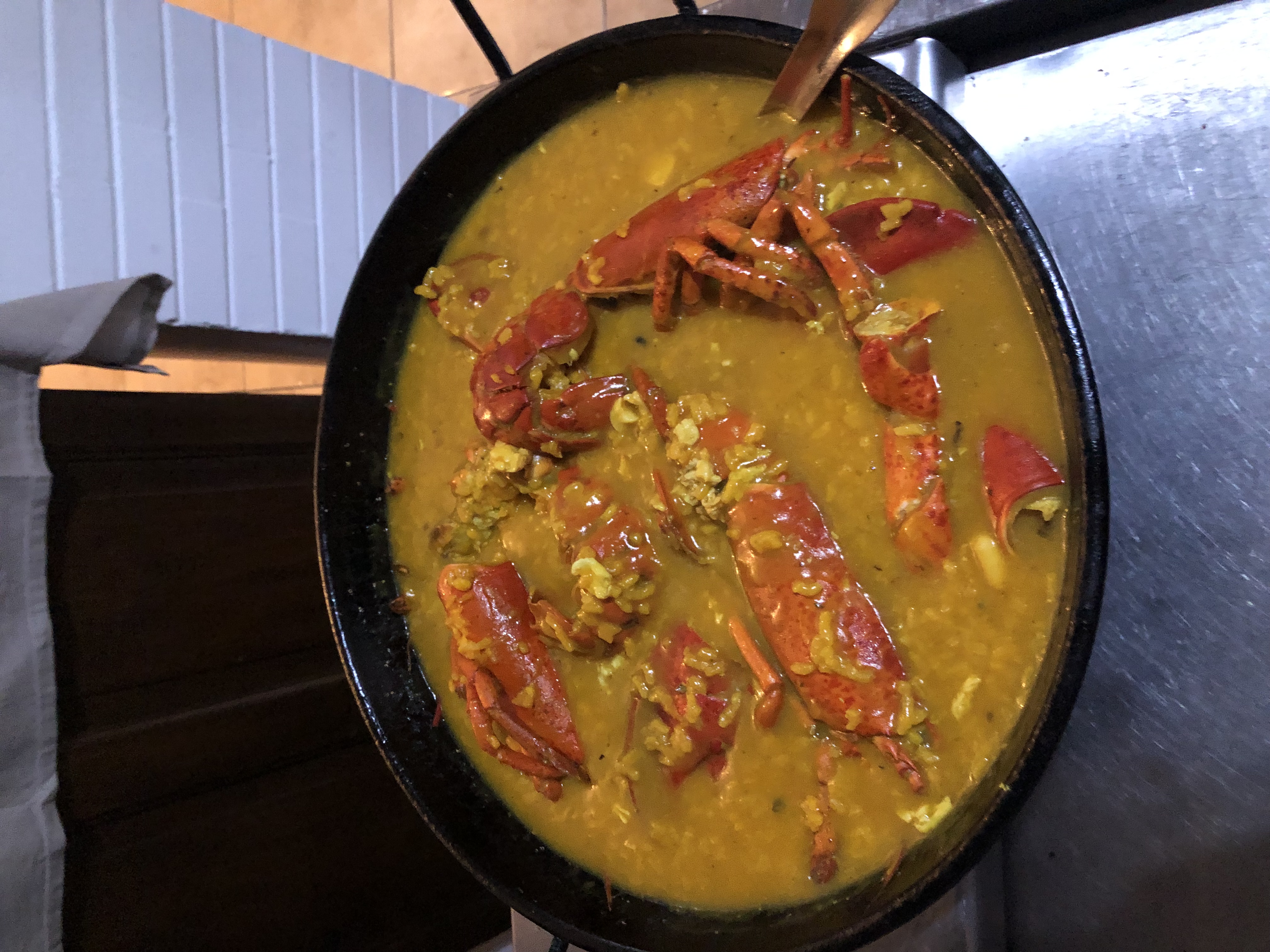 Arroz meloso con bogavante (min 2 pax)