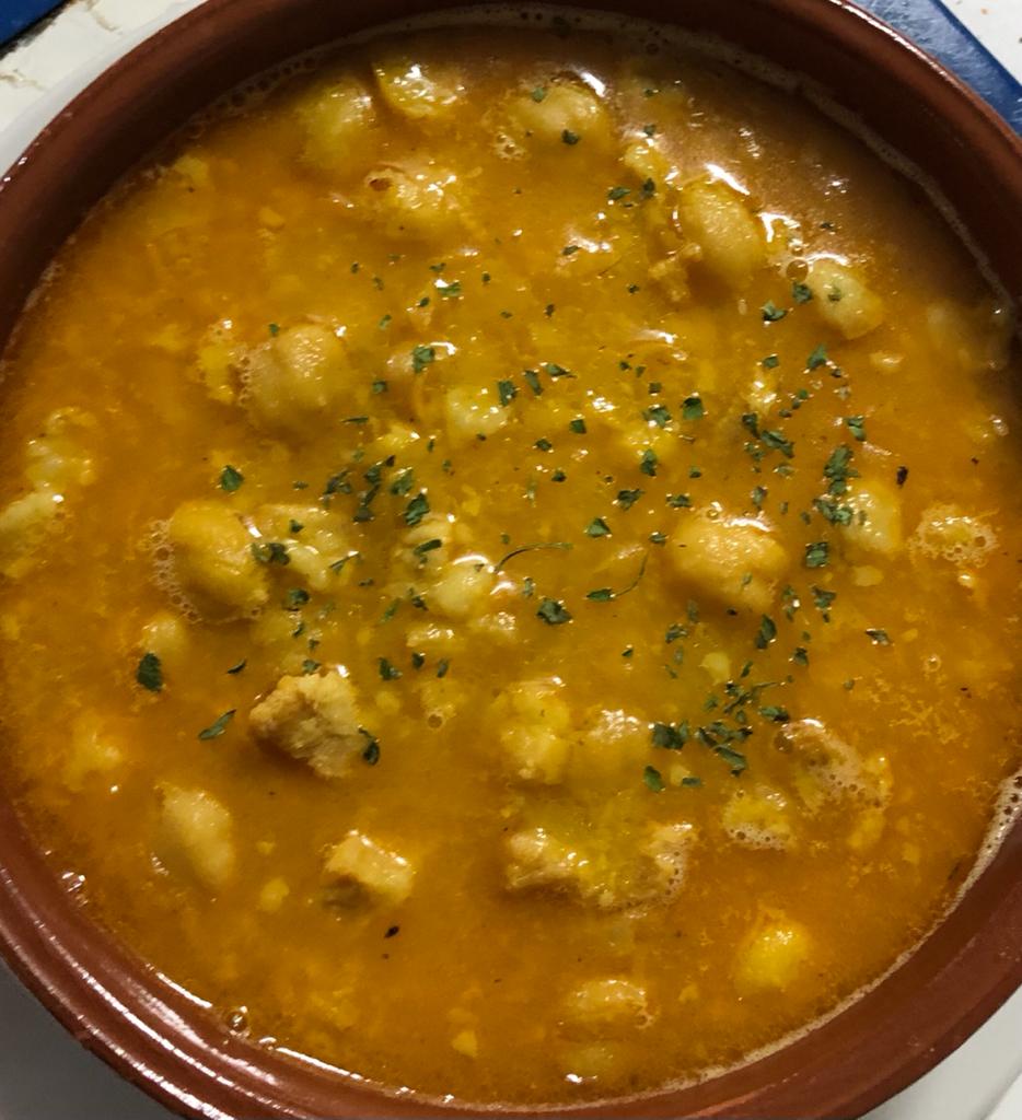 Garbanzos con secreto Ibérico
