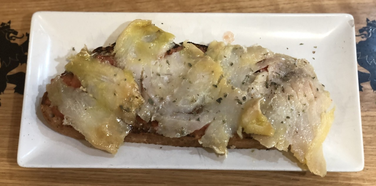 Bacalao ahumado con tomate