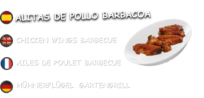 ALITAS DE POLLO BBQ