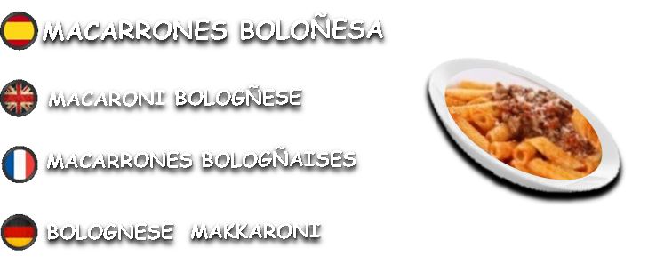 MACARRONES BOLOÑESA