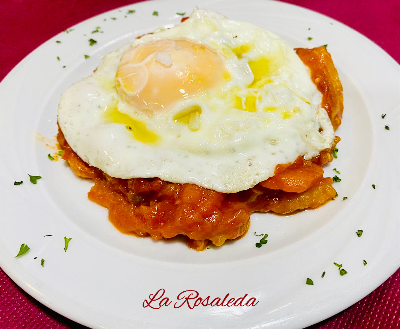 Pisto con Huevo a la plancha