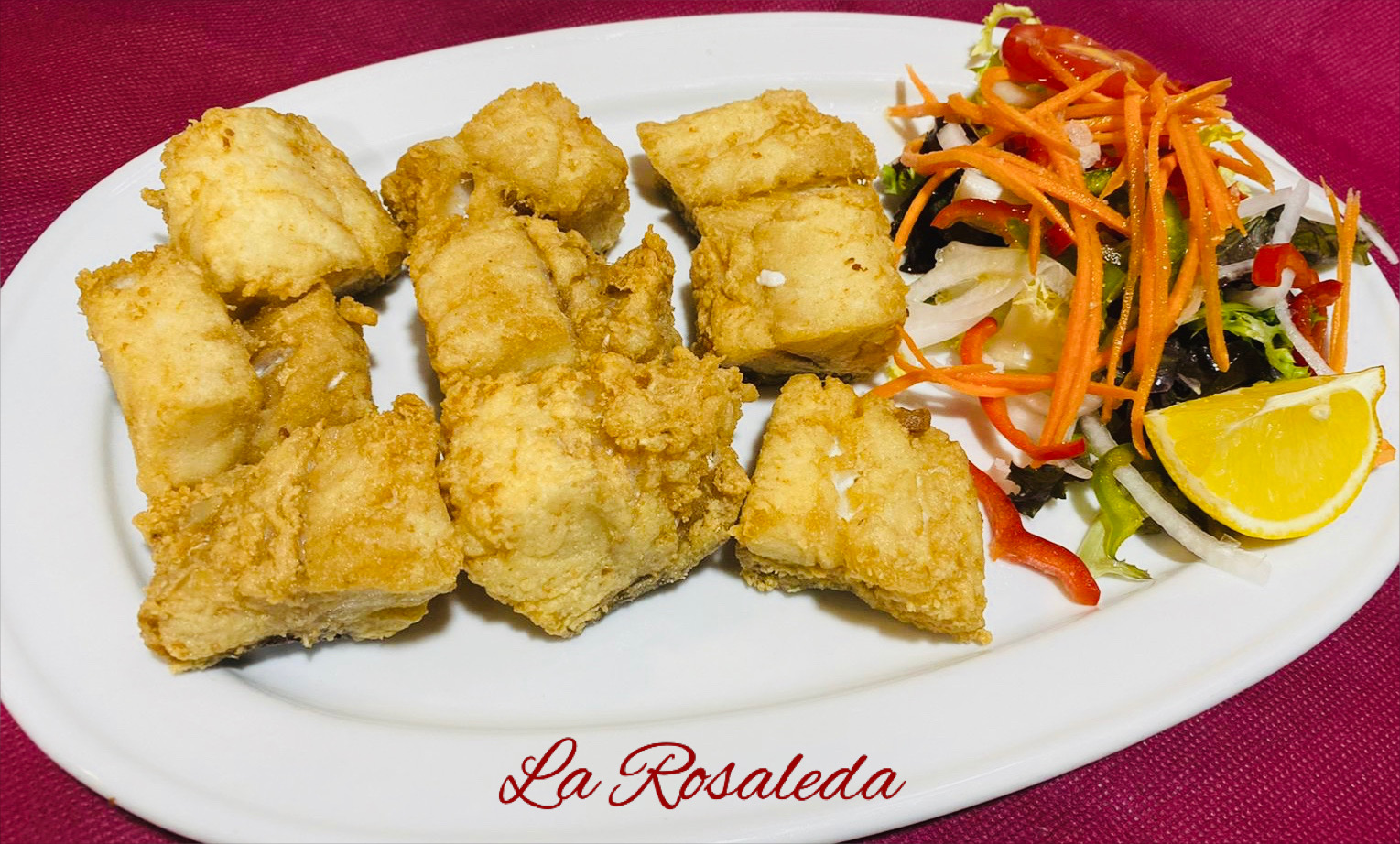Taquitos de bacalao frito