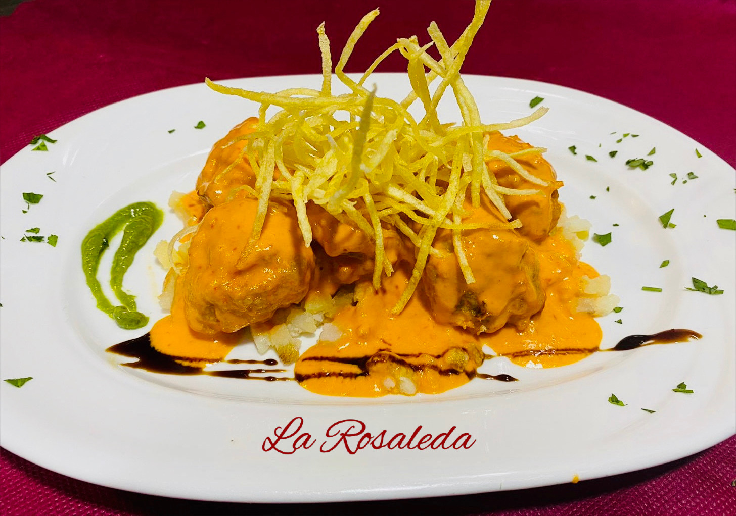 Albóndigas de choco y gambas