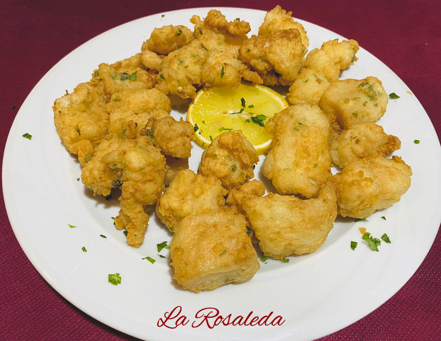 Taquitos de rosada al limón