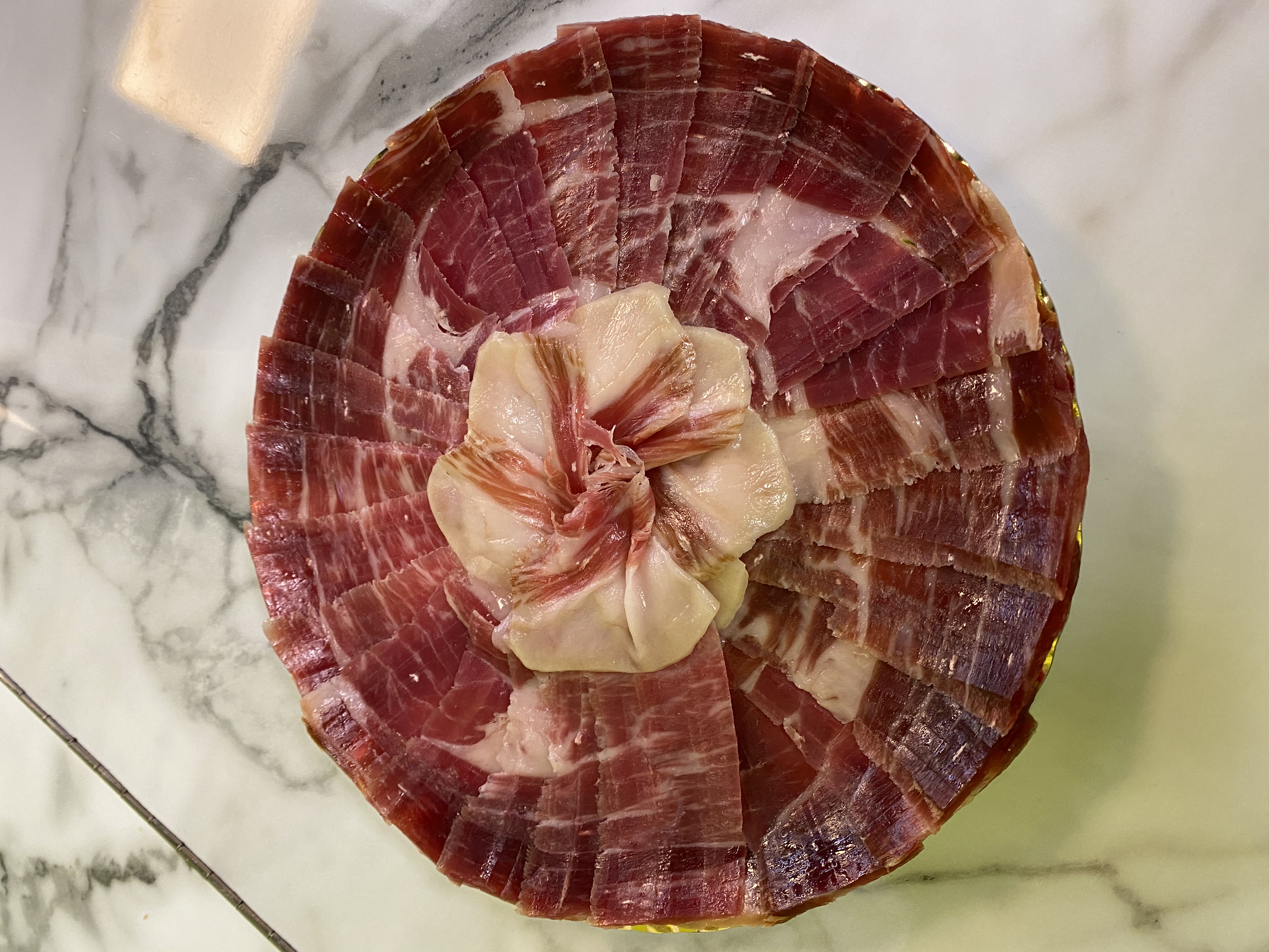 Plato de jamón ibérico